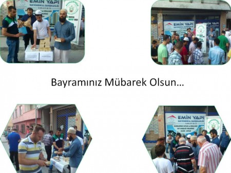 Altıntepsi Merkez Camiinde Bayramlaşma