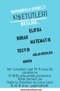 Bayrampaşa Gençlik Merkezi Kış Etüdleri Başladı