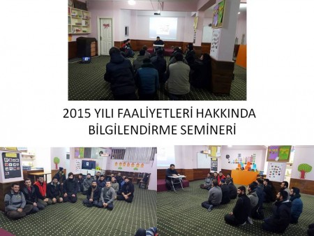 2015 Yılı Faaliyet Bilgilendirme Semineri Yapıldı
