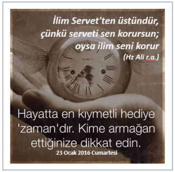 İlim ve İlmin Önemi Programına Davet