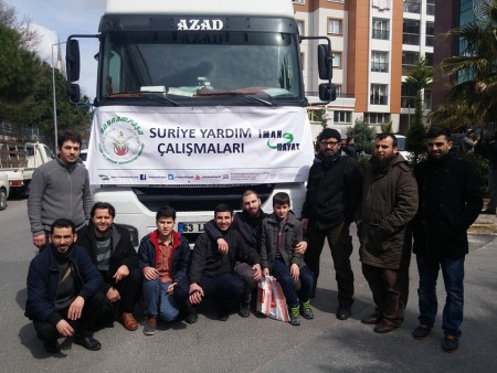 ”Suriye Yardım Tırımızı Ugurladık”