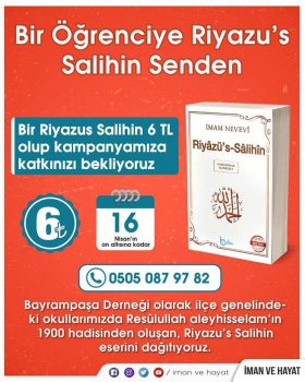 Bir Öğrenciye Riyazu’s Salihin Senden